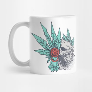 Indian skull native Mug